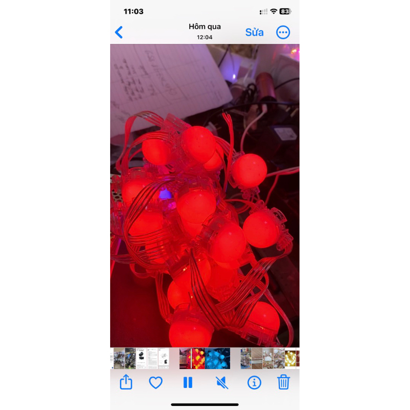 Đèn led  bát trang trí đường viền chống nước ic8206