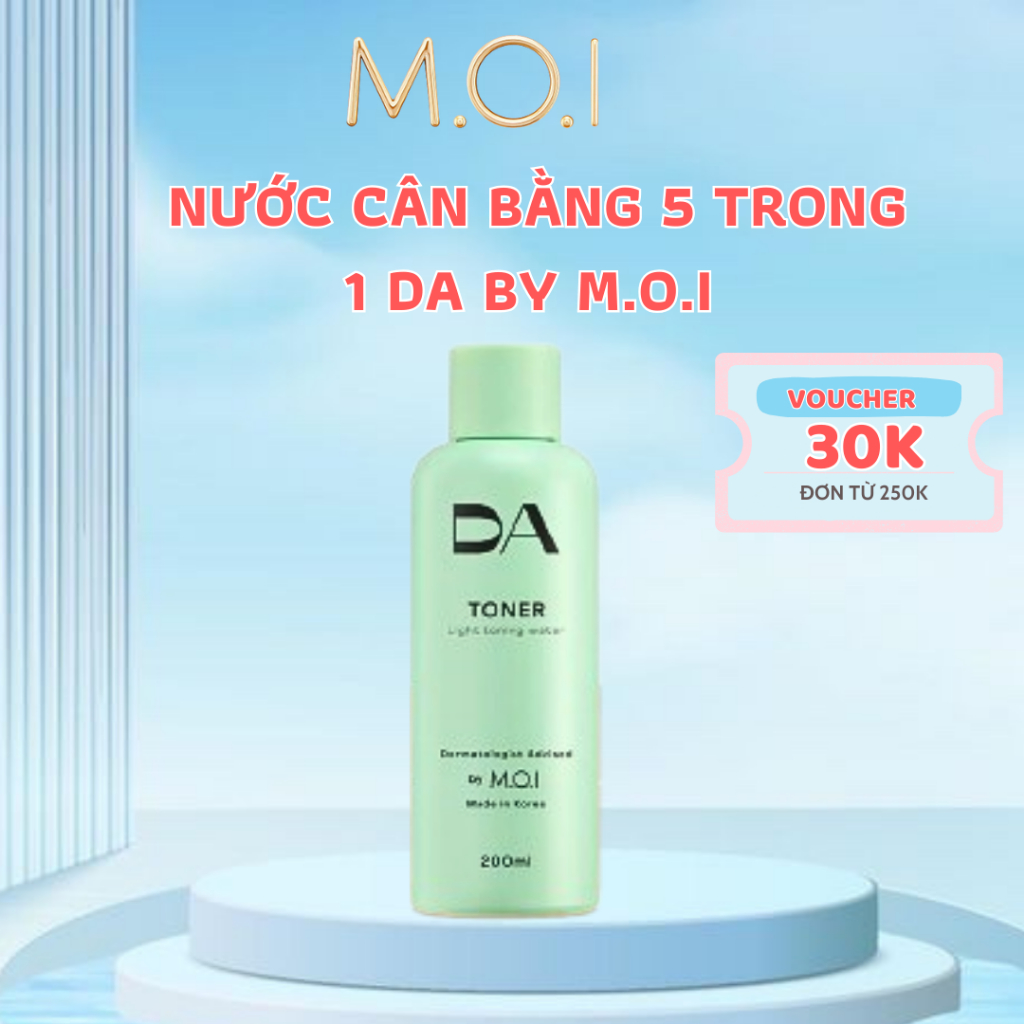 Nước thần toner D.A by M.O.I 5 trong 1 dưỡng ẩm 200ml