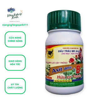 [HSD: 15.8.2024] Phân bón Lá Đạm Sinh Học Đầu Trâu MK Amica tăng sinh lực cho cây trồng 100ml