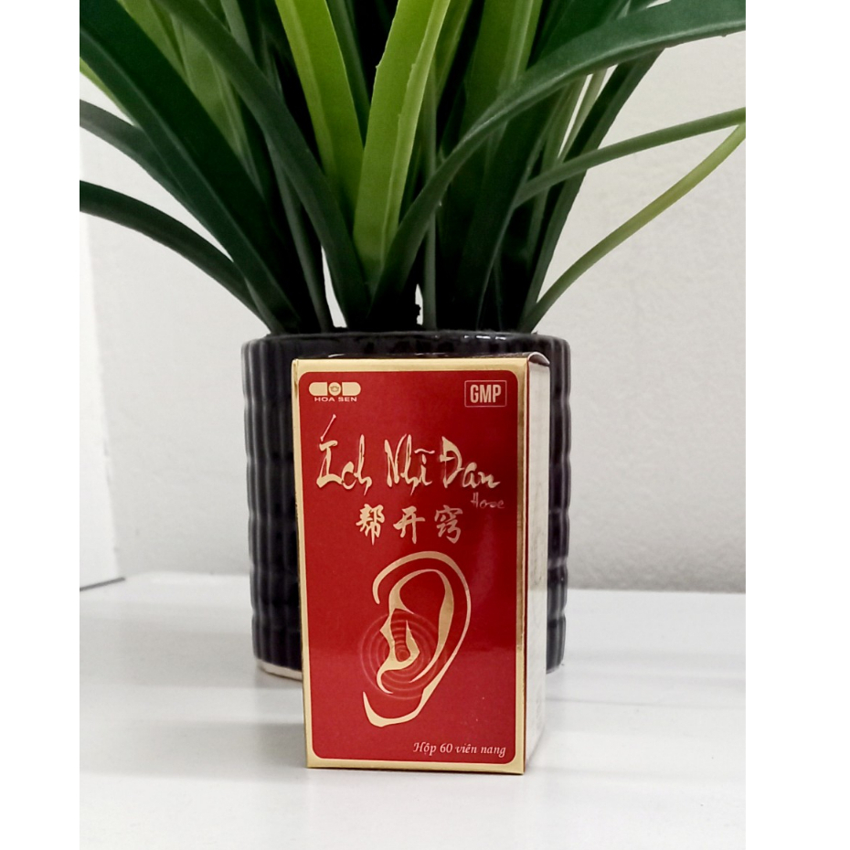 Viên uống ích Nhĩ Đan - giúp giảm ù tai , tăng cường thính lực ,  nghe không rõ, điếc và nặng tai,  bồi bổ khí huyết.
