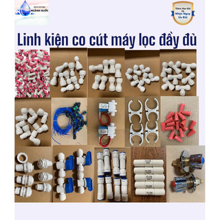 Cút máy lọc nước,cút góc 2 đầu dây phi 6- phi 10 nối nhanh máy lọc nước RO