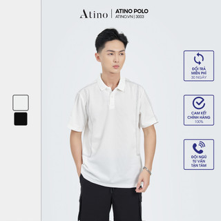Áo Polo Nam LINE ATINO tinh tế thanh lịch vải cá sấu Cotton cao cấp thoáng mát chuẩn form PL2.3003