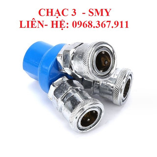Chạc chia 3 khí nén bộ chia hơi khí nén 3 ngả
