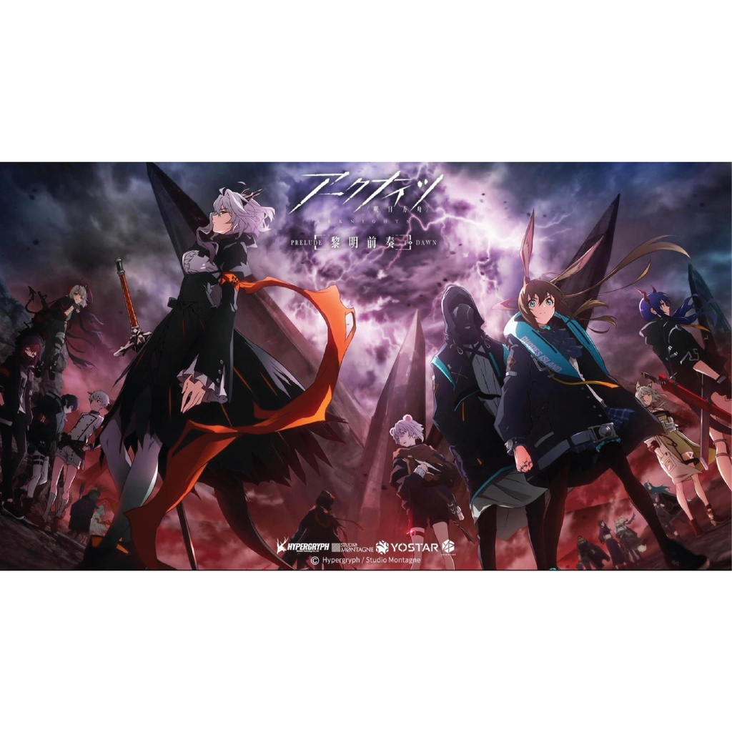 Poster Anime Arknights GIẤY DECAL Tranh Dán Tường Anime Arknights