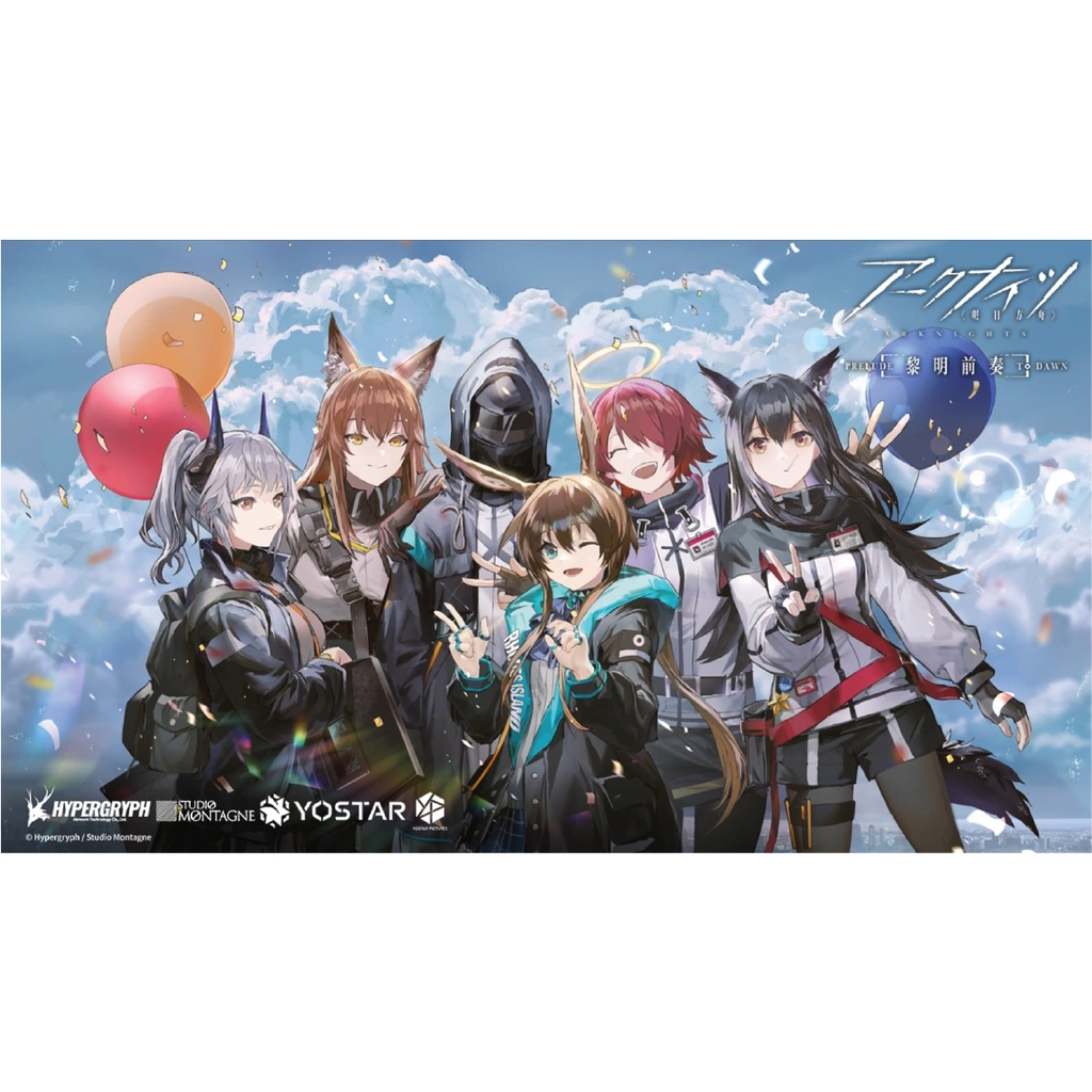 Poster Anime Arknights GIẤY DECAL Tranh Dán Tường Anime Arknights