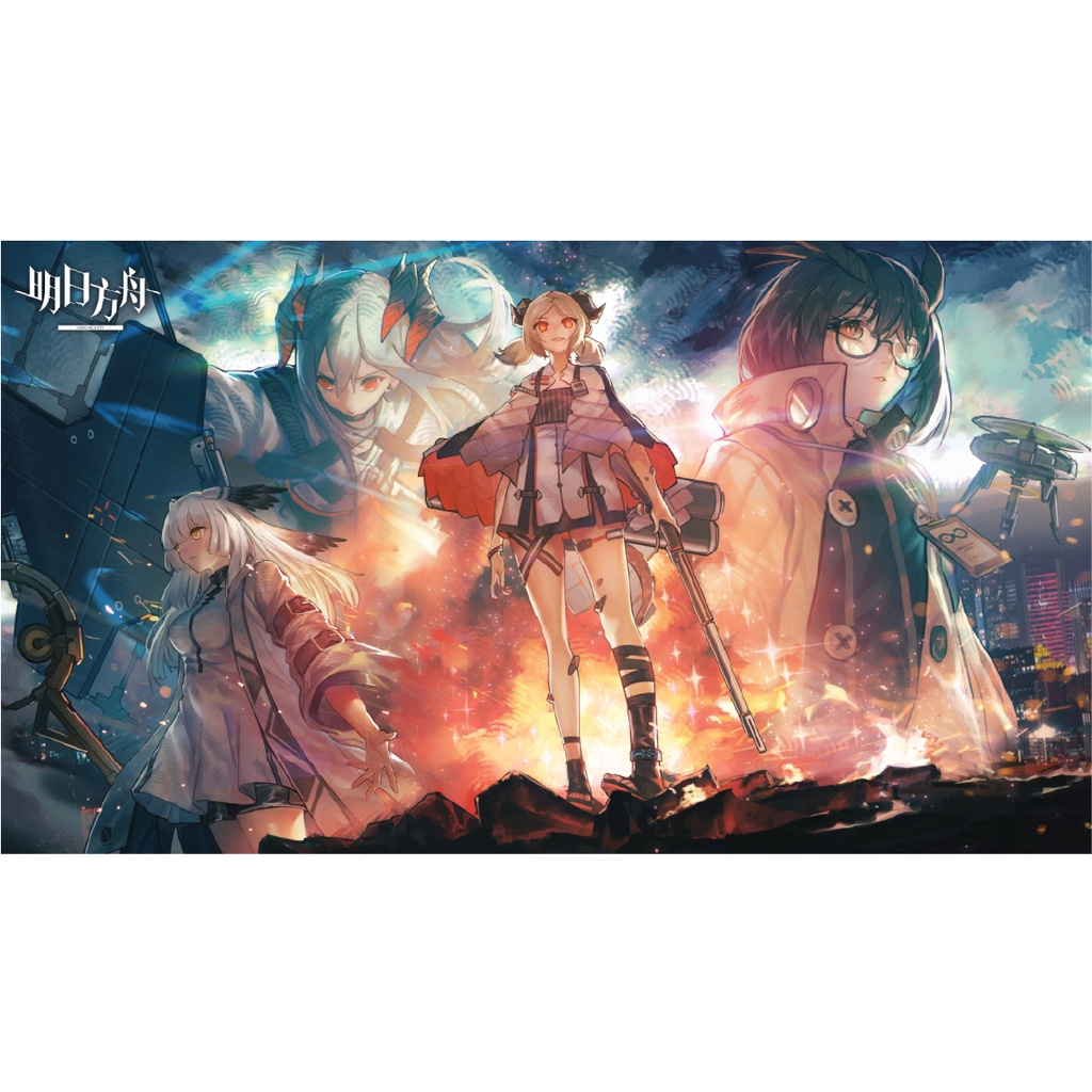 Poster Anime Arknights GIẤY DECAL Tranh Dán Tường Anime Arknights