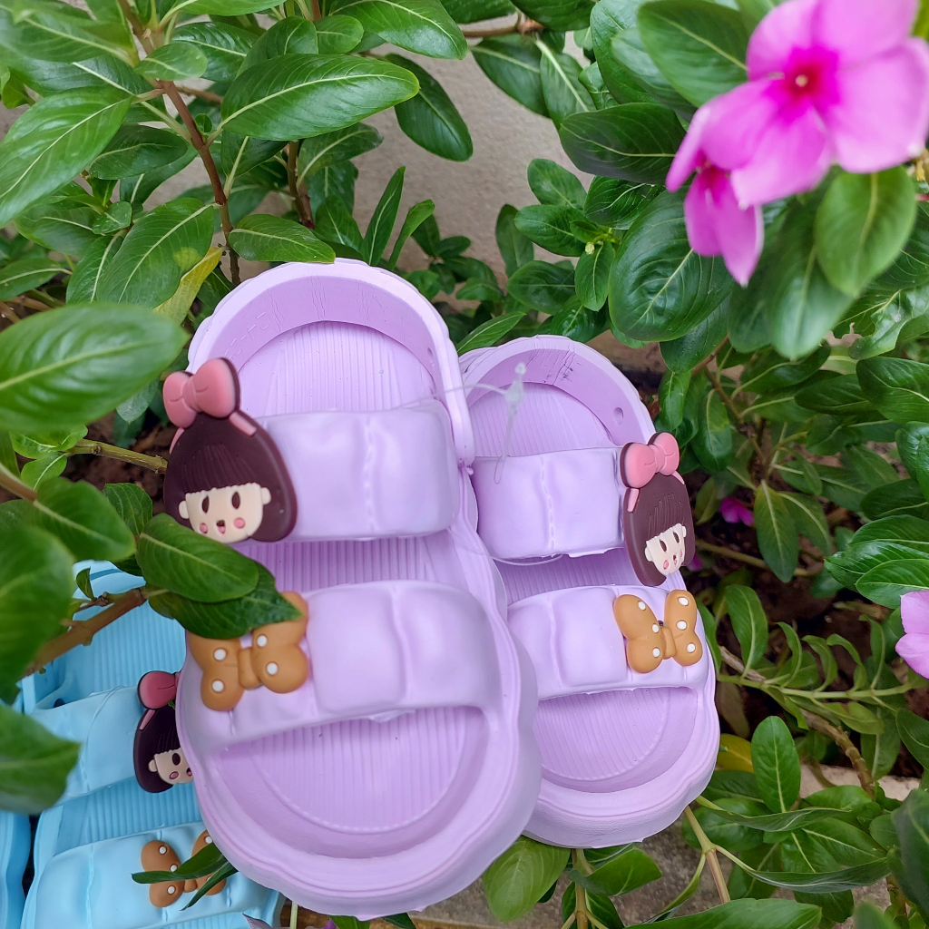 Dép Eva Sandanl, Quai Hậu Cho bé Stick Ngẫu Nhiên Siêu Nhẹ Xinh Xắn MS3902