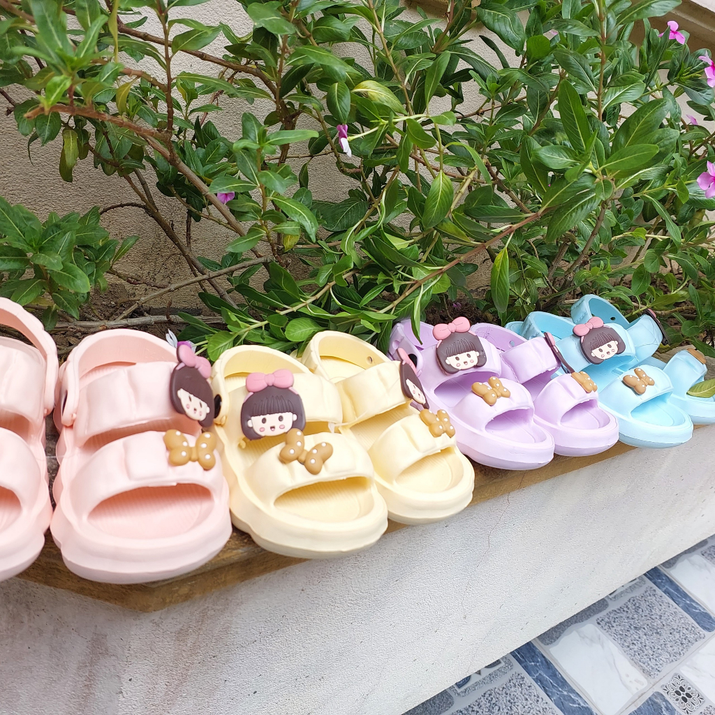 Dép Eva Sandanl, Quai Hậu Cho bé Stick Ngẫu Nhiên Siêu Nhẹ Xinh Xắn MS3902