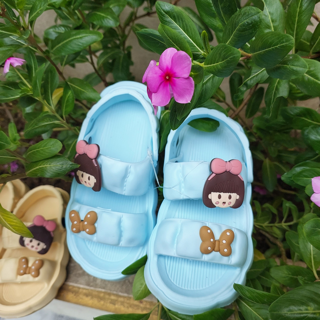 Dép Eva Sandanl, Quai Hậu Cho bé Stick Ngẫu Nhiên Siêu Nhẹ Xinh Xắn MS3902