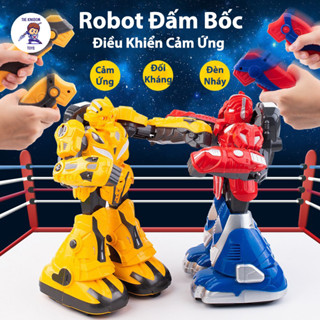 Đồ Chơi Robot Đấm Bốc Điều Khiển Từ Xa Transformers Optimus Vs Bumblebee Có Đèn Và Nhạc Cảm Ứng Lực