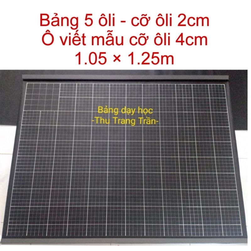 💥Bảng 5 ôli-cỡ ôli 2cm/2.5cm- ôli mẫu 4/5cm-1.05×1.25m- Ko nẹp