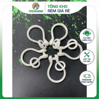 Khoen móc treo rèm móc nhựa rido - dễ dàng sử dụng - phụ kiện treo rèm cửa - khoen nhựa
