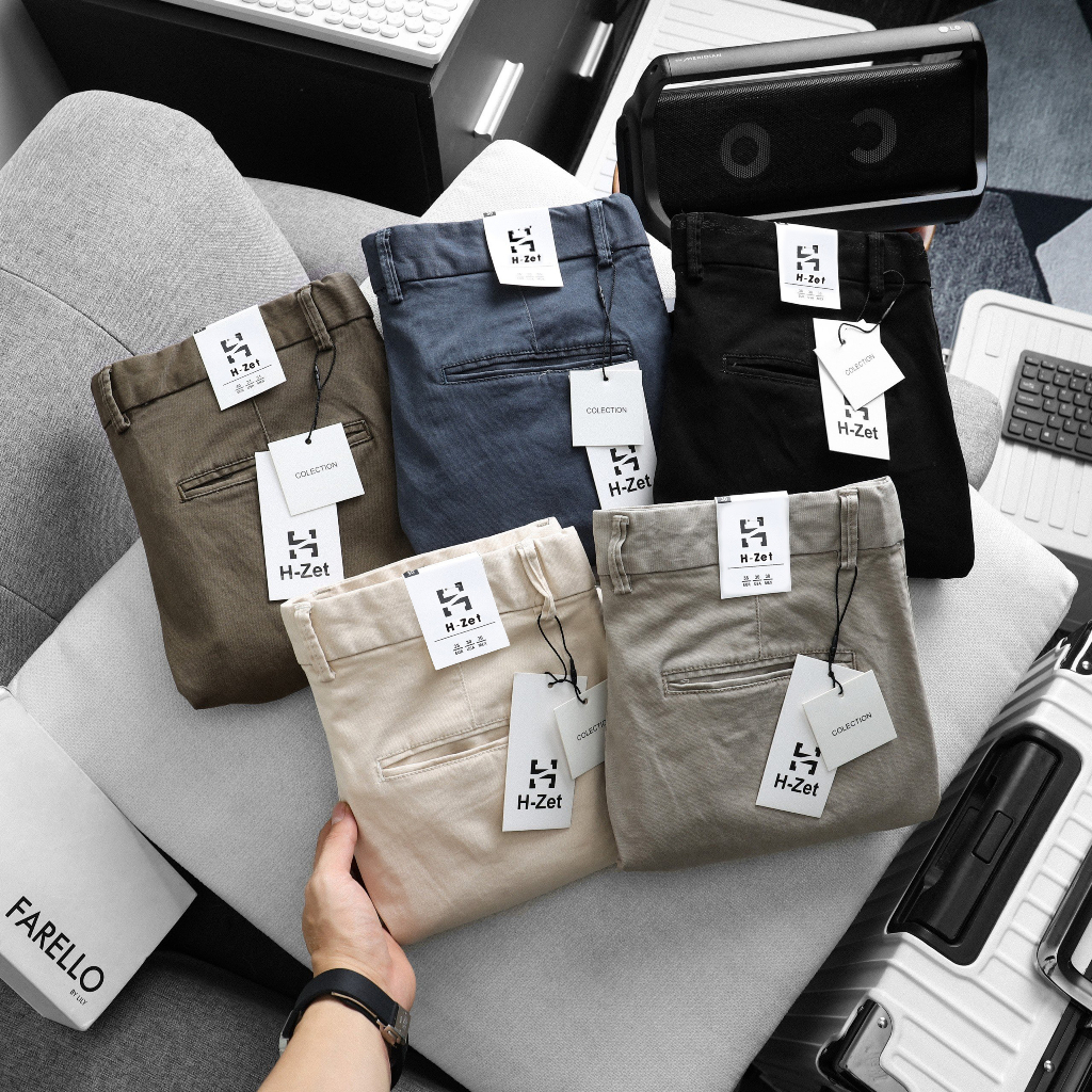 Quần Kaki Nam Lưng Thun Co Giãn Form SMART FIT H-Zet - Quần Dài Kaki Nam