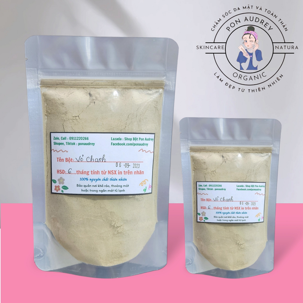 Bột Vỏ Cam, Vỏ Chanh Nguyên Chất Dưỡng Da, Làm Đẹp Thiên Nhiên