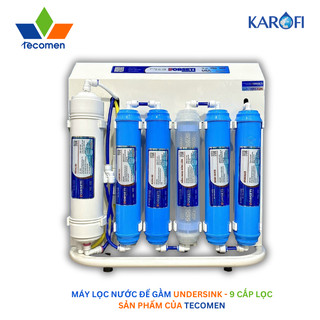Máy lọc nước 9 cấp để gầm tecomen model fwp-888-u9 công suất 20l/h bh 2 năm chính hãng