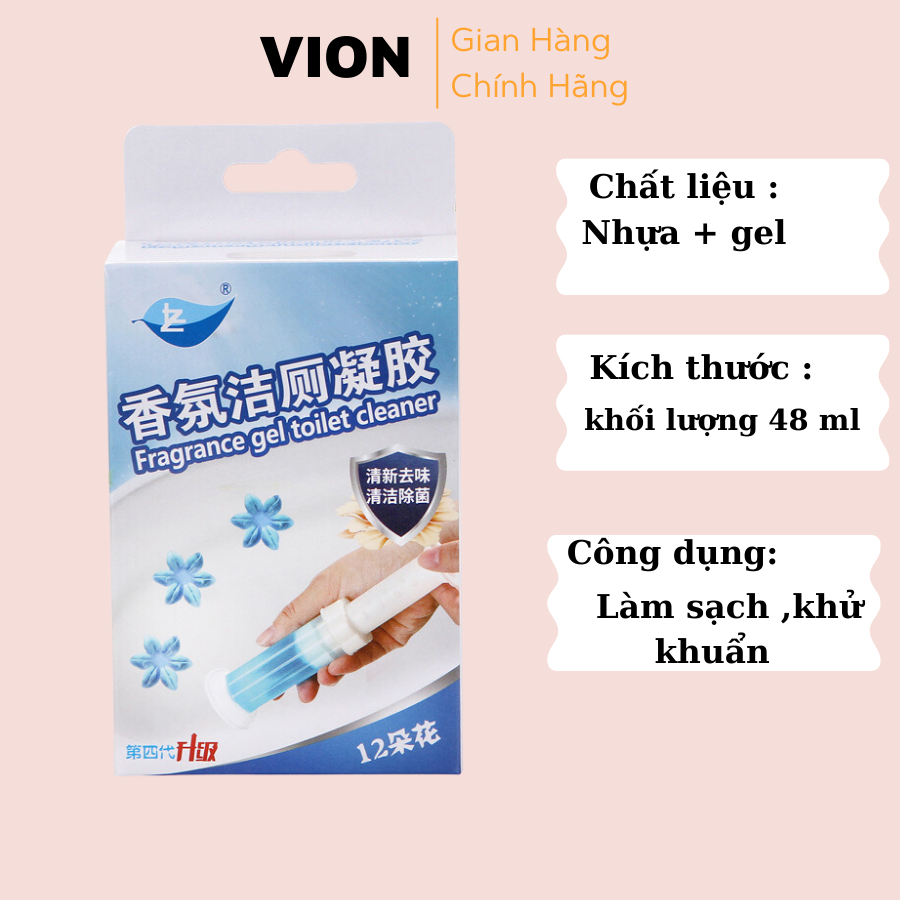 Gel khử mùi bồn cầu, Gel thơm làm sạch khử mùi vệ sinh