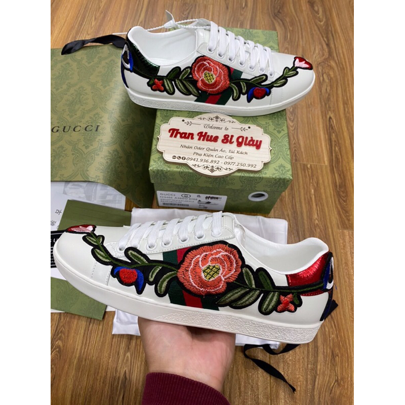 Giày sieu câp nam nữ g_c Hoa full Ảnh Thật