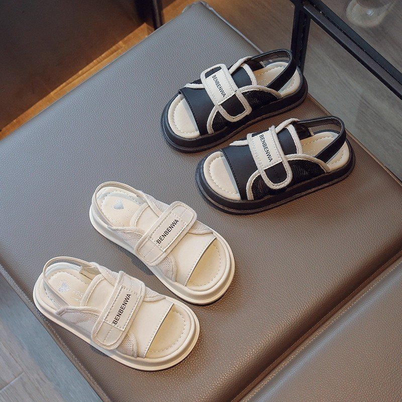 Dép sandal BBW763 học sinh HOT Quảng Châu cao cấp cho bé trai bé gái từ 3 tuổi đến 15 tuổi