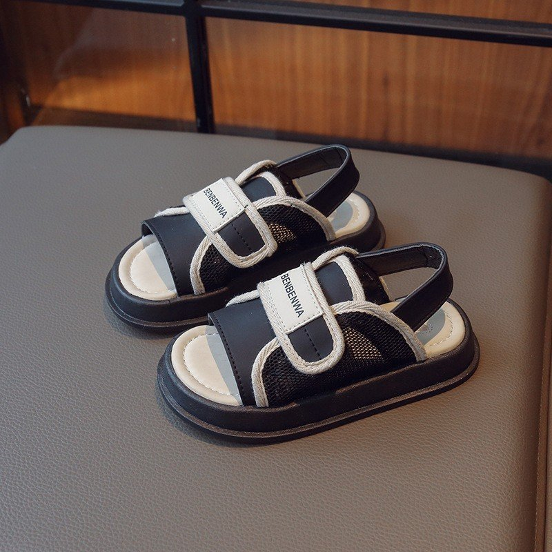 Dép sandal BBW763 học sinh HOT Quảng Châu cao cấp cho bé trai bé gái từ 3 tuổi đến 15 tuổi