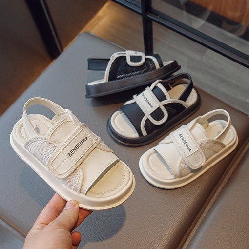 Dép sandal BBW763 học sinh HOT Quảng Châu cao cấp cho bé trai bé gái từ 3 tuổi đến 15 tuổi