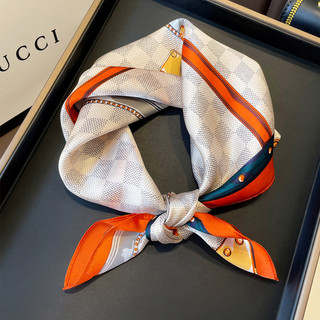 Khăn lụa vuông HUMI khăn bandana đa năng trùm đầu quàng cổ cá tính kích thước 70x70cm