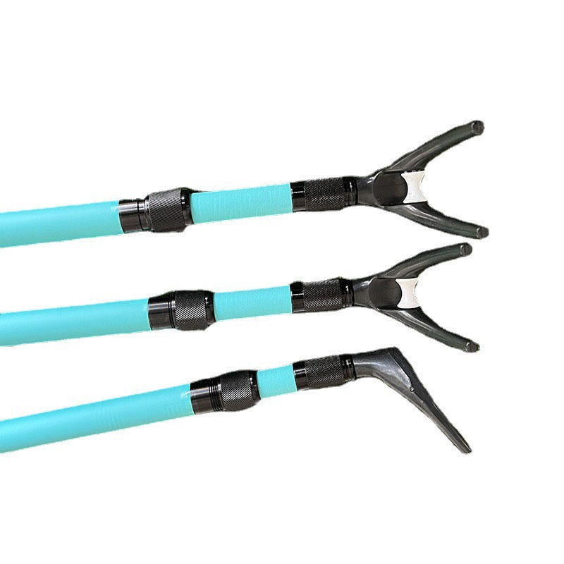 Gác cần và cán vợt cacbon Super xanh nhã lam