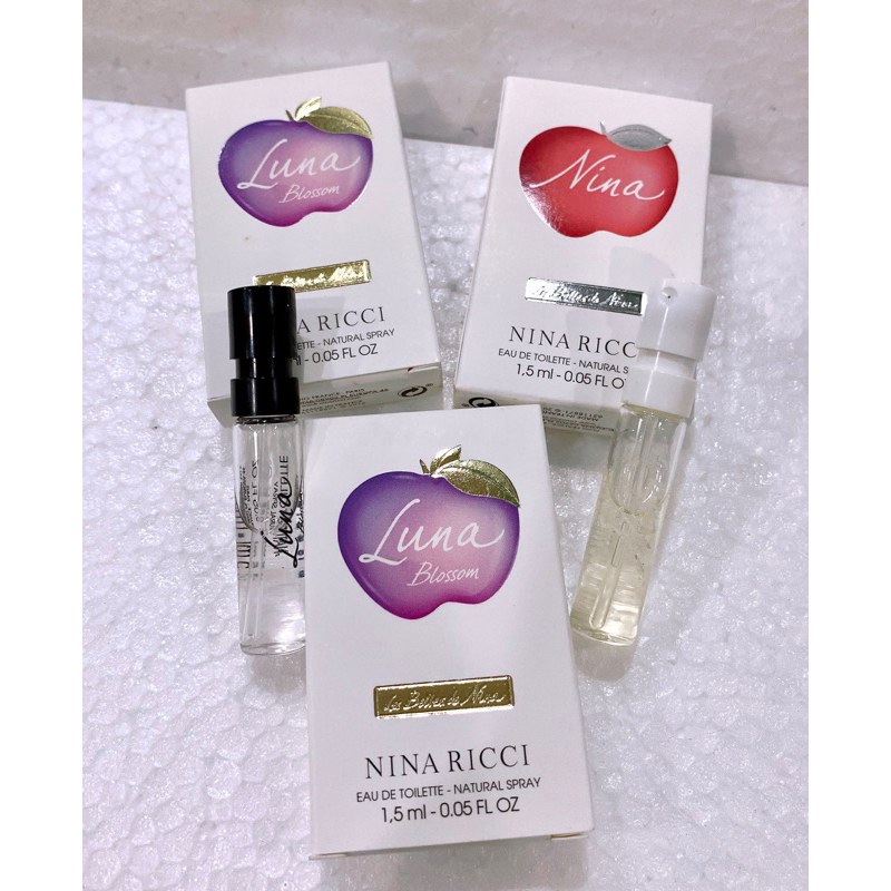 🧚🏻‍♀️ Set 2 mẫu thử nước hoa  Nina Ricci  1.5ml x2 🧚🏻‍♀️🧚🏻‍♀️