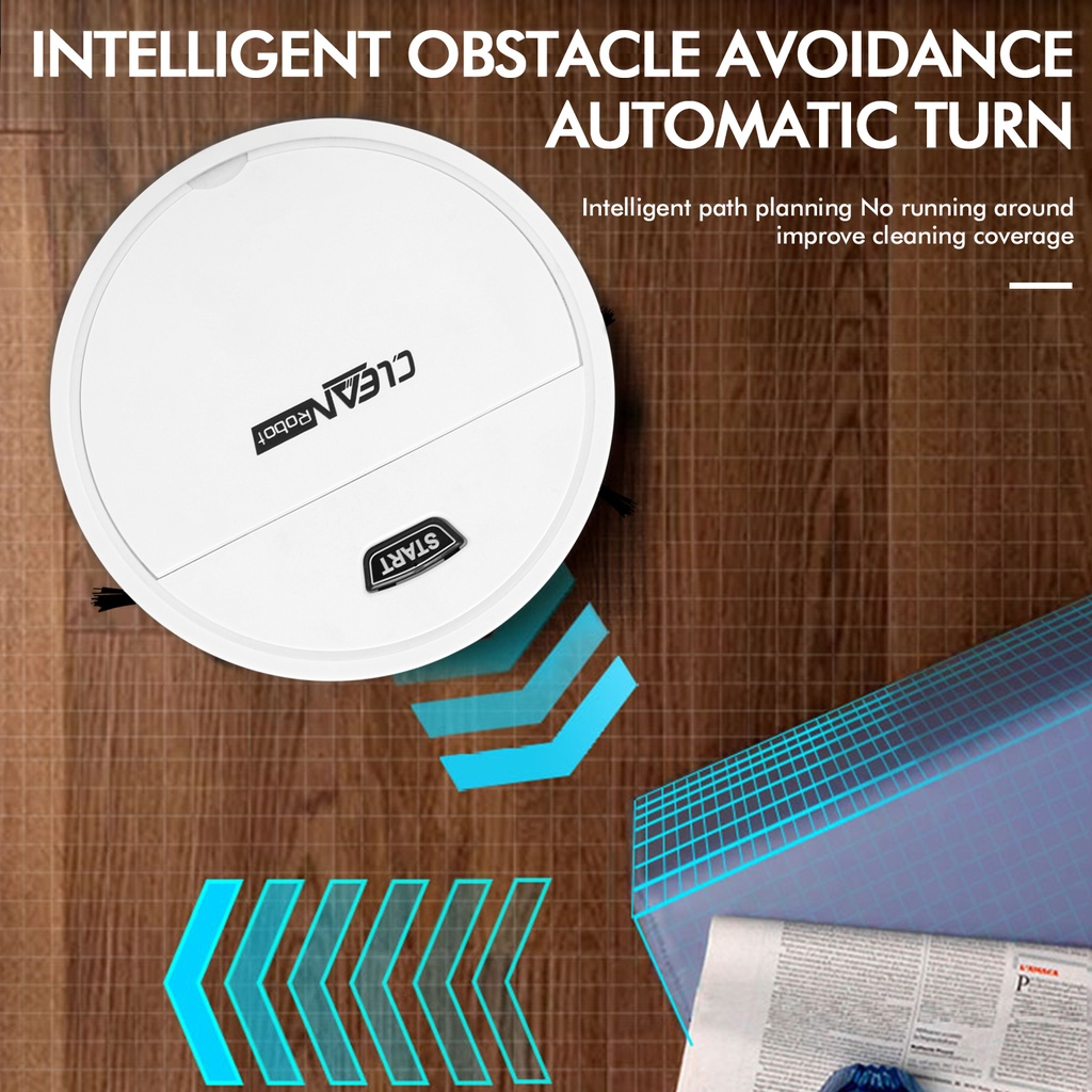 Robot hút bụi lau nhà thông minh 3 trong 1,Robot lau nhà tự động, Hút Sạch Mọi Ngóc Ngách Trong Nhà,dụng cho gia đình