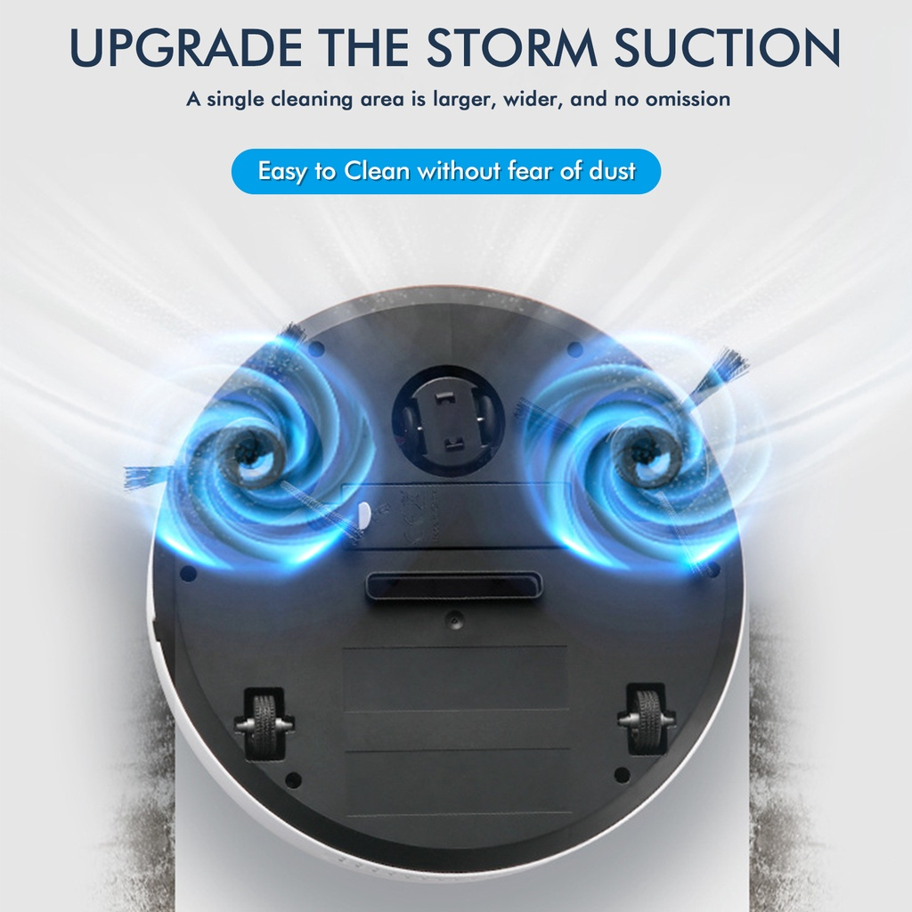 Robot hút bụi lau nhà thông minh 3 trong 1,Robot lau nhà tự động, Hút Sạch Mọi Ngóc Ngách Trong Nhà,dụng cho gia đình