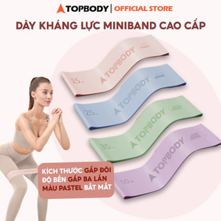 Dây Kháng Lực Silicon Phiên Bản Nâng Cấp, Dây Miniband Kháng Lực Tập Mông Đùi Topbody-BAKLU02