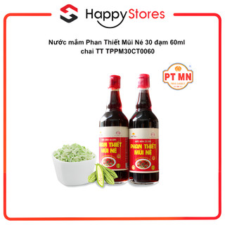 Nước mắm Phan Thiết Mũi Né 30 đạm 60ml chai TT TPPM30CT0060