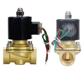Van điện từ phi 27mm 220v 24V đóng mở nước bằng điện thân van bằng đồng - DHDT