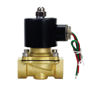 Van điện từ phi 27mm điện áp 24v 220v, thân van và cuộn dây bằng đồng - Esmarthome