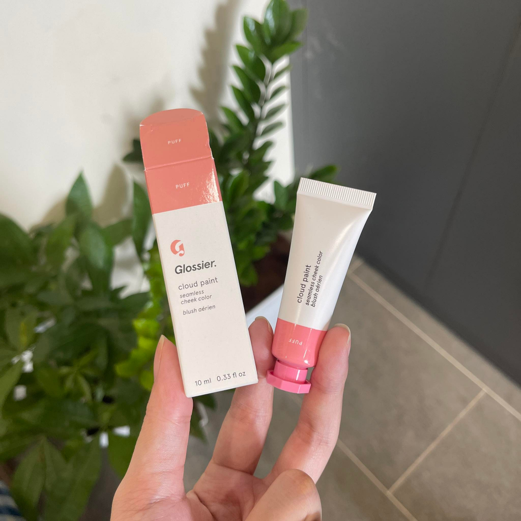 Má hồng dạm kem Glossier Cloud Paint các màu