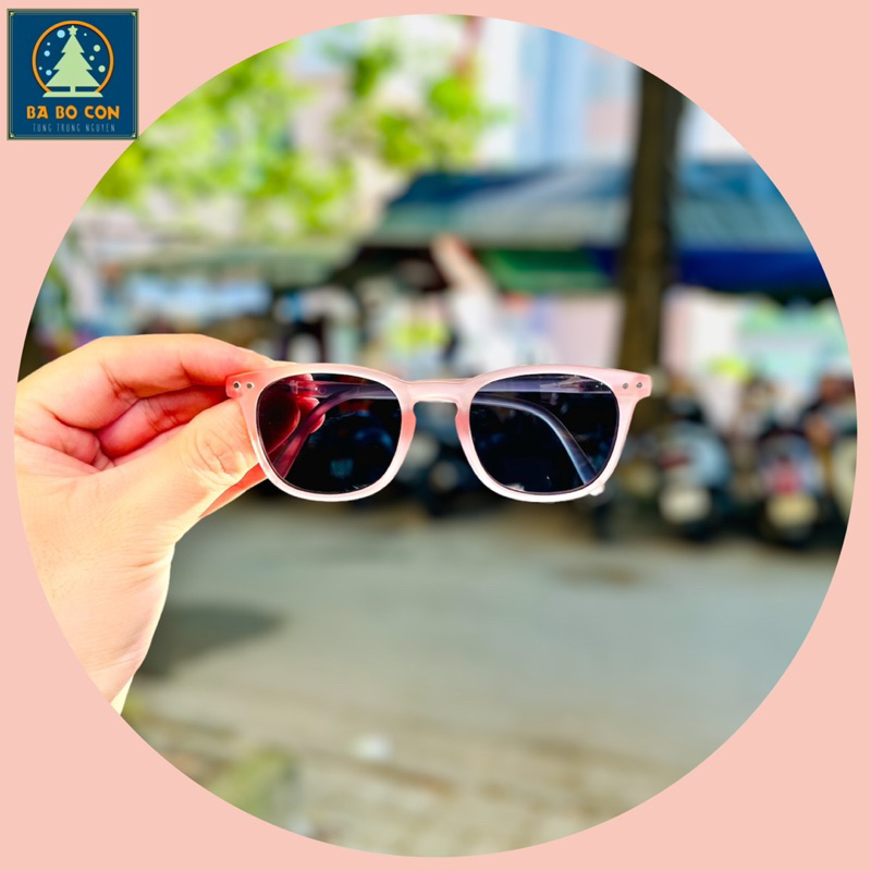 Kính râm trẻ em Shein size 3-5 tuổi gọng dẻo tuyệt đẹp, chống UV đeo cực đẹp, đầy đủ hộp da chuẩn Auth