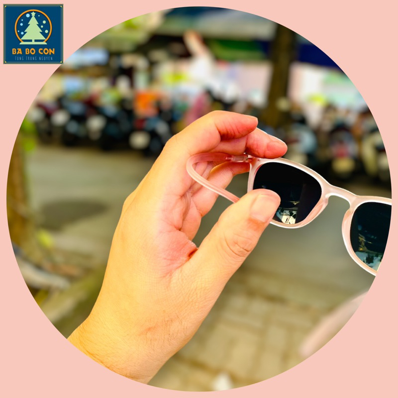 Kính râm trẻ em Shein size 3-5 tuổi gọng dẻo tuyệt đẹp, chống UV đeo cực đẹp, đầy đủ hộp da chuẩn Auth