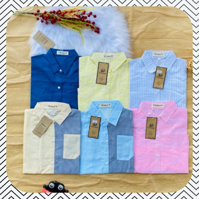 🥰 Áo sơ mi Kate bé gái 27-50kg
