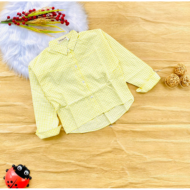 🥰 Áo sơ mi Kate bé gái 27-50kg
