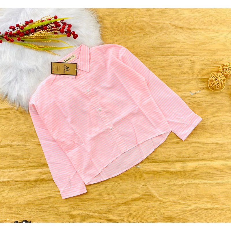 🥰 Áo sơ mi Kate bé gái 27-50kg