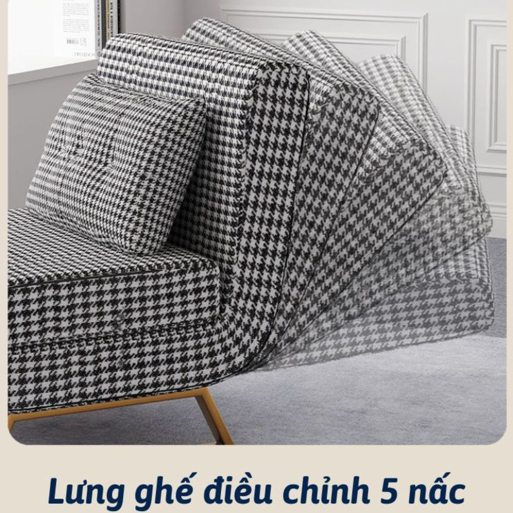 Ghế sofa giường gấp gọn khung thép có khóa kéo,Sofa Giường Thông Minh Vải Nhung Nỉ Cao Cấp Giường Gấp Đa Năng 2 Trong 1