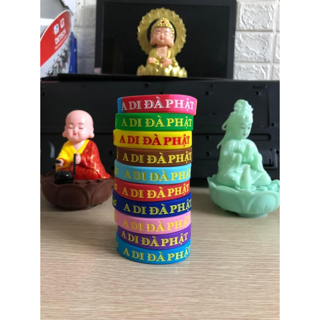 Vòng Tay A Di Đà Phật- Vòng dành cho người lớn- Giá Gieo Duyên- Màu Ngẫu nhiên