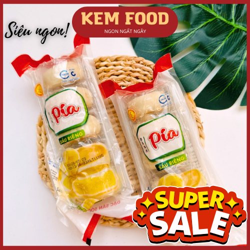 Bánh Pía Sầu Riêng Mini Lương Trần Gói 100G  - KEMFOOD