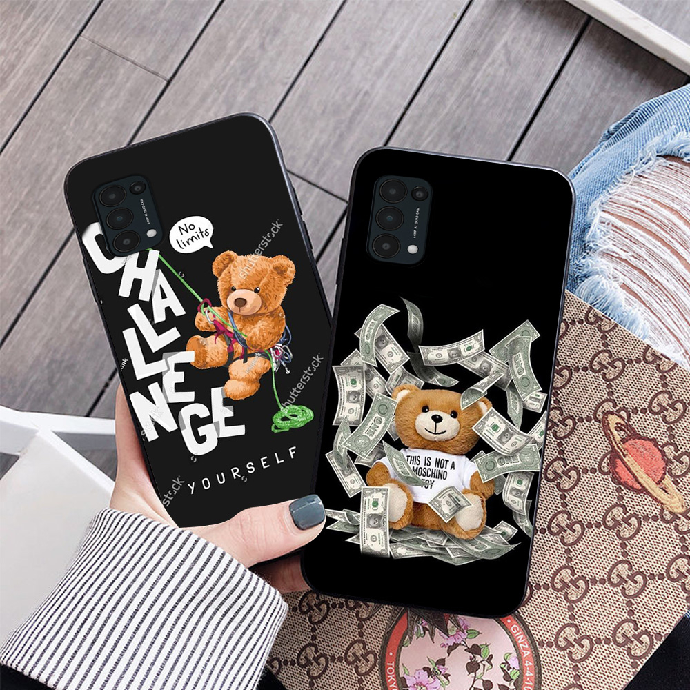 Ốp lưng oppo reno 5 / oppo reno 5 4g / oppo reno 5 5g in hình gấu monsin siêu cute