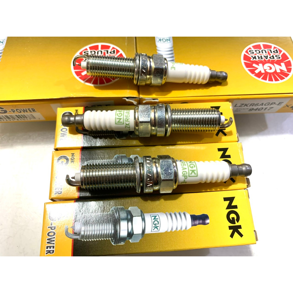 Bộ 4 Cái Bugi Đánh Lửa Xe HyunDai Accent, Grand i10, Elantra, Tucson...NGK Nhật Bản Loại Xịn Chân Bạch Kim Mã:LZKR6AGP-E