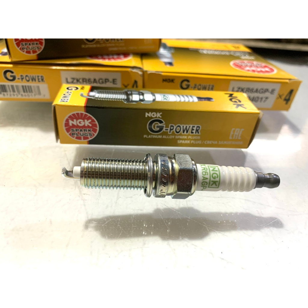 Bộ 4 Cái Bugi Đánh Lửa Xe HyunDai Accent, Grand i10, Elantra, Tucson...NGK Nhật Bản Loại Xịn Chân Bạch Kim Mã:LZKR6AGP-E
