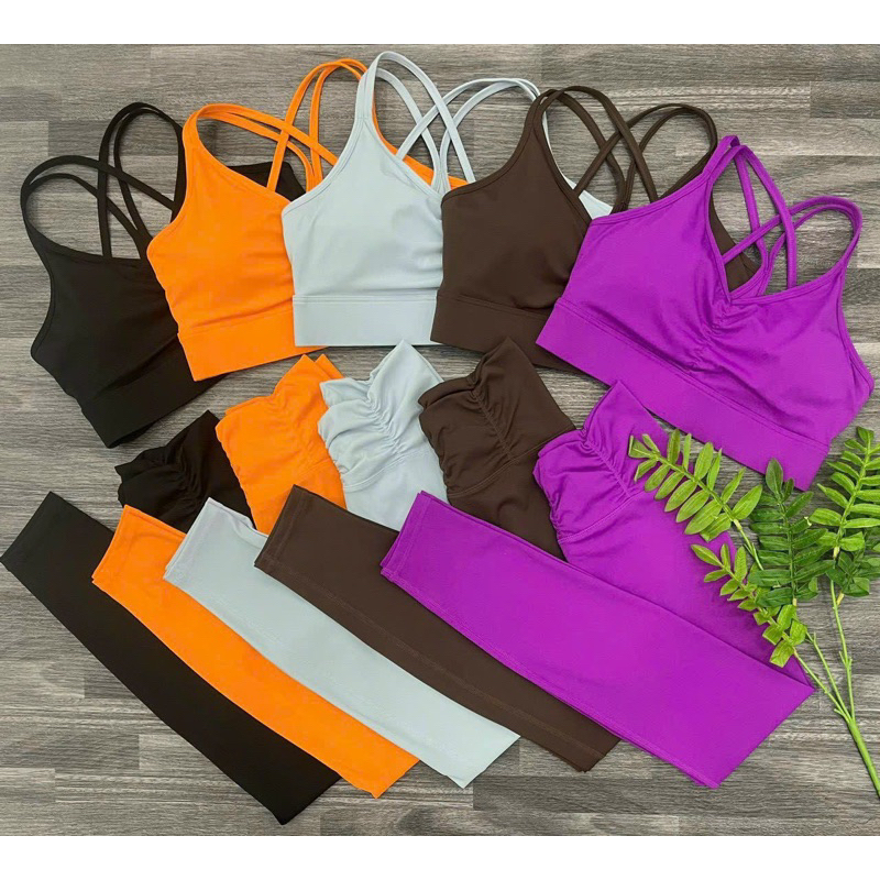 Set dài thun lạnh dây nhún cao cấp gym,thể thao,yoga