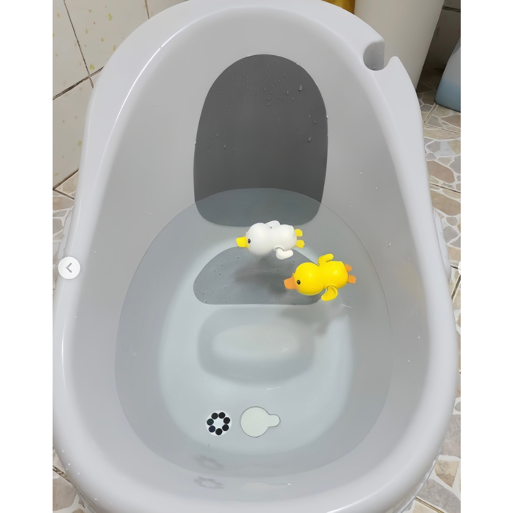 Bồn tắm cao cấp cho bé từ 3 tháng tuổi trở lên có nhiệt kế tự động đo nhiệt độ nước nhập khẩu Budsia HQ