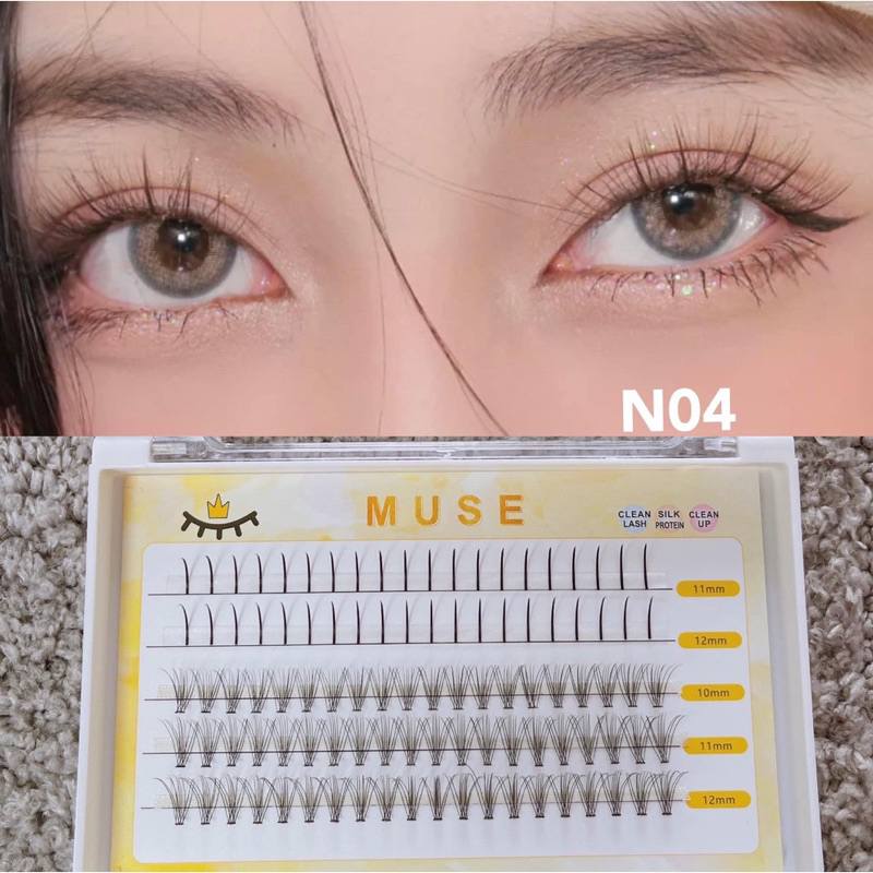 Lông Mi Dưới Tách Sợi Muse