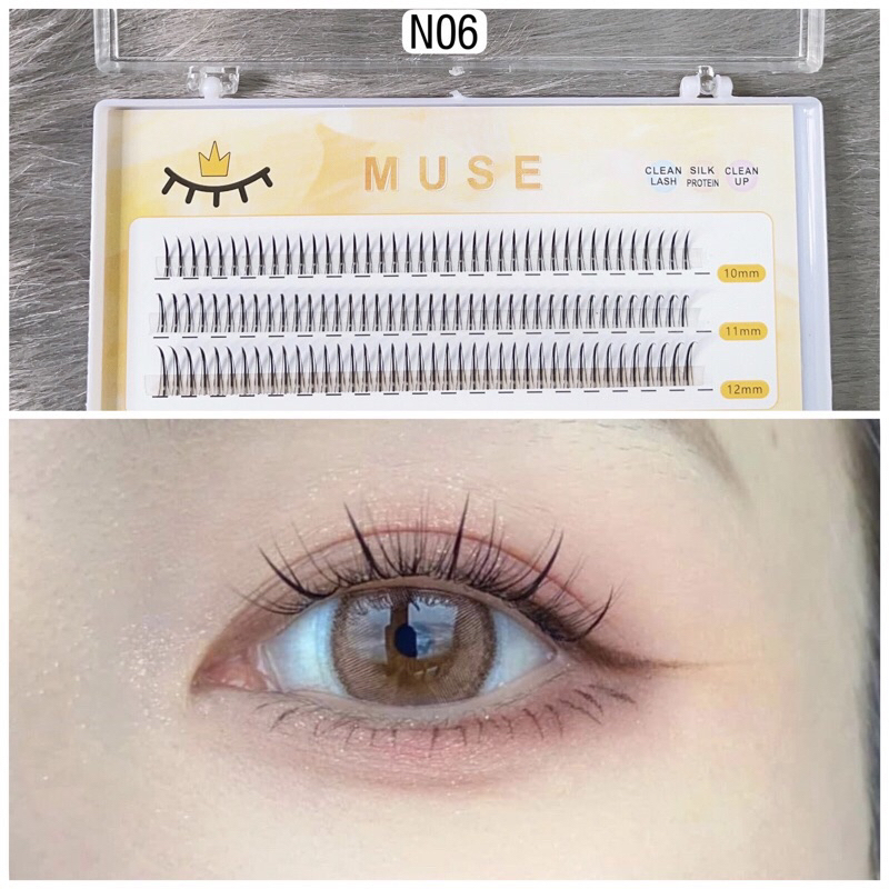 Lông Mi Dưới Tách Sợi Muse