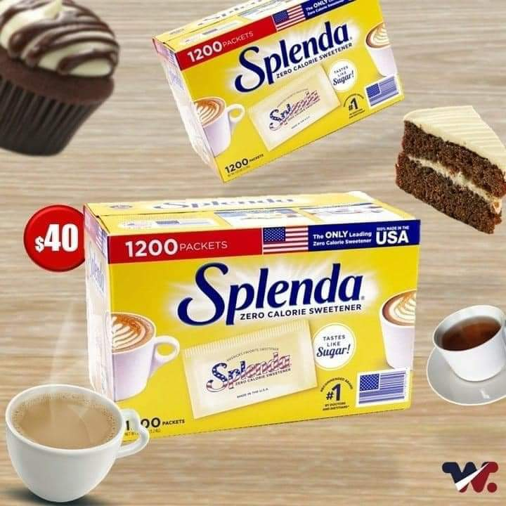 Sét 50 gói đường Splenda cho người ăn kiêng, tiểu đường